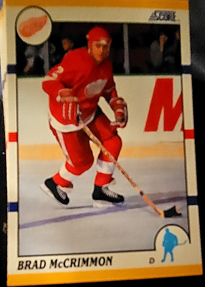 1990-91 Score Rookie and Traded #37T Brad McCrimmon — front