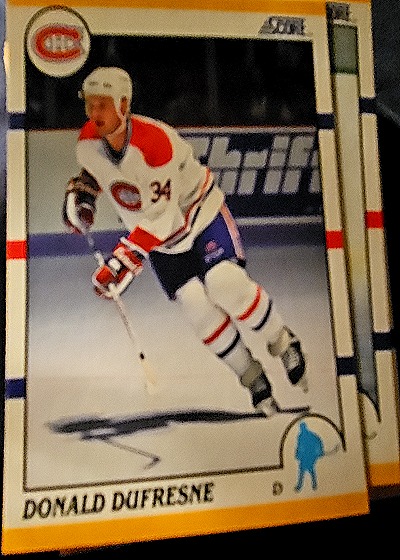 1990-91 Score #308 Donald Dufresne — front