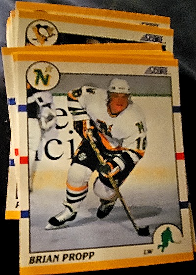 1990-91 Score Rookie/Traded #34T Brian Propp — front
