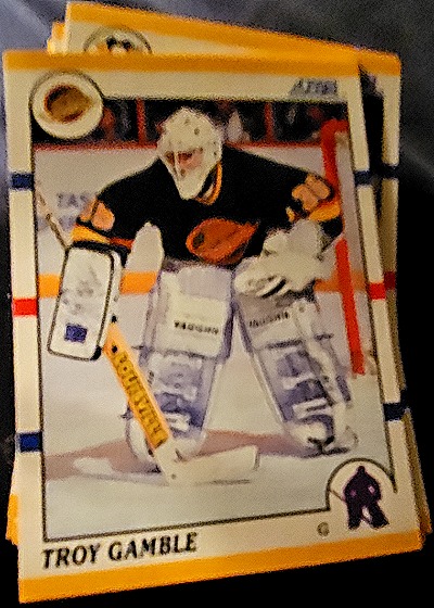 1990-91 Score Rookie and Traded #32T Troy Gamble — front