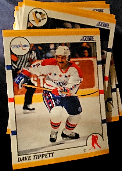 1990-91 Score #94 Dave Tippett — front