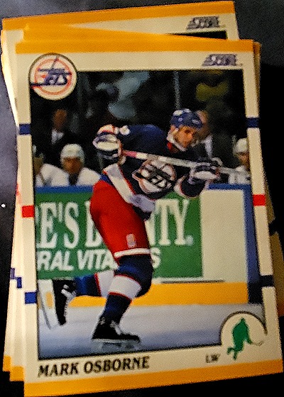 1990-91 Score Rookie and Traded #28T Mark Osborne — front