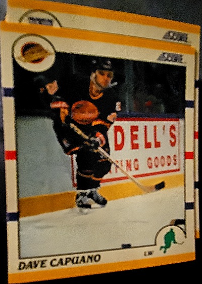 1990-91 Score Rookie and Traded #105T Dave Capuano — front