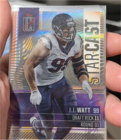 2024 Topps Signature Class #SC-14 J.J. Watt Star Cast — front
