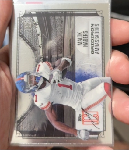 2024 Topps Signature Class Gridiron Ambassadors #GA-6 Malik Nabers — front