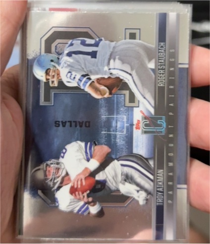 2024 Topps Signature Class Paramount Pairings #PP-4 Troy Aikman / Roger Staubach — front