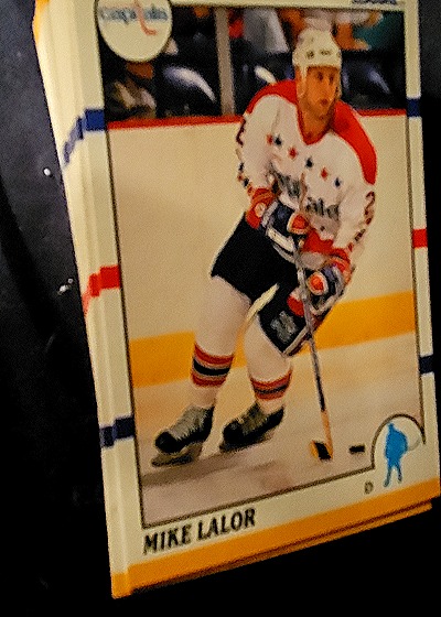 1990-91 Score #233 Mike Lalor — front