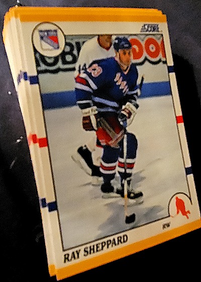 1990-91 Score Rookie & Traded #97T Ray Sheppard — front