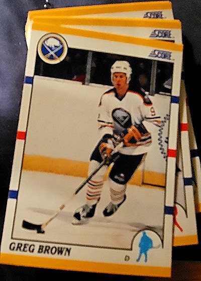 1990 Score #131 Greg Brown — front