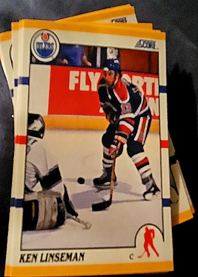 1990-91 Score Rookie/Traded #95T Ken Linseman — front