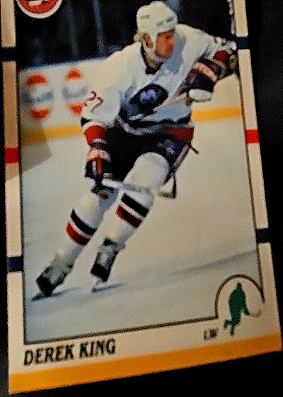 1990-91 Score #224 Derek King — front