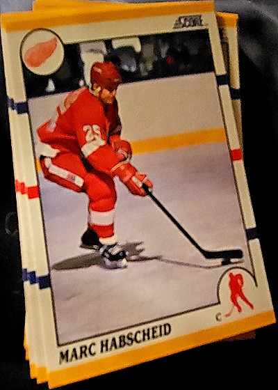1990-91 Score #6 Marc Habscheid — front