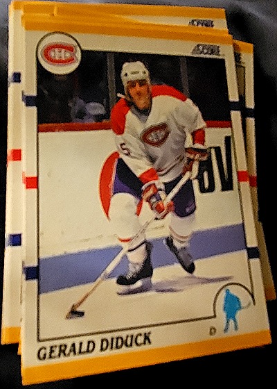1990-91 Score Rookie and Traded Gerald Diduck Montreal Canadiens #23T — front