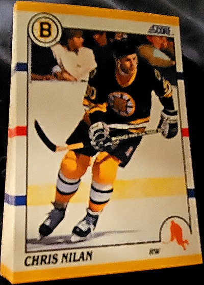 1990-91 Score #224 Chris Nilan — front
