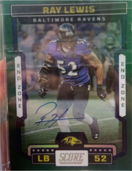 2023 Panini Score #195 Ray Lewis — front