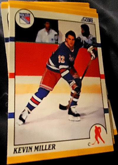 1990-91 Score #92 Kevin Miller — front