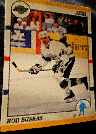 1990-91 Score Rookie and Traded #12T Rod Buskas — front