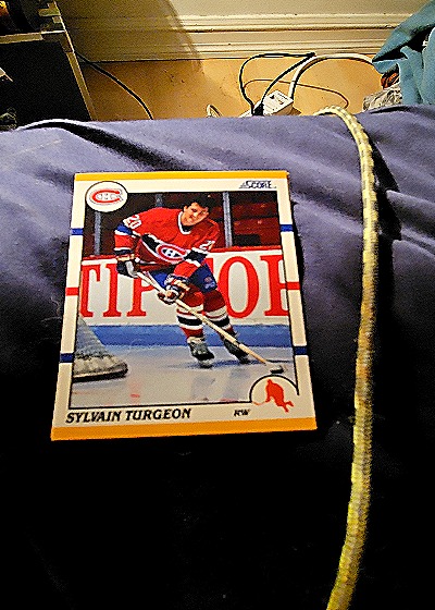 1990 Score #108 Sylvain Turgeon — front