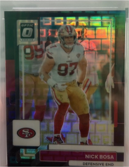 2022 Donruss Optic #175 Nick Bosa — front