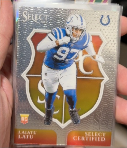2024 Panini Select #15 Laiatu Latu Select Certified — front