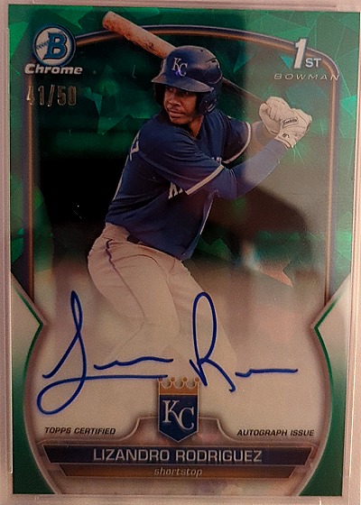 2023 Bowman Chrome 1st Bowman #1st Lizandro Rodriguez — front
