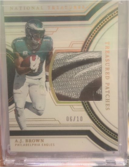 2023 Panini National Treasures #06 A.J. Brown — front