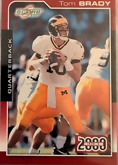 2000 Score #2000 Rookie Tom Brady — front