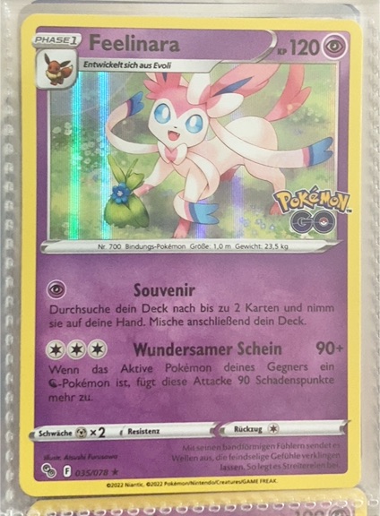 2022 Pokémon GO #035 Feelinara — front