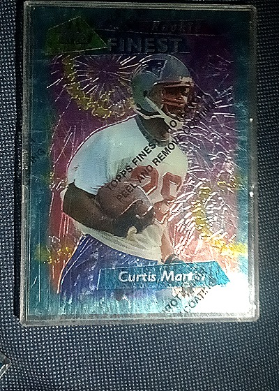 1995 Topps Finest #264 Curtis Martin RC — front