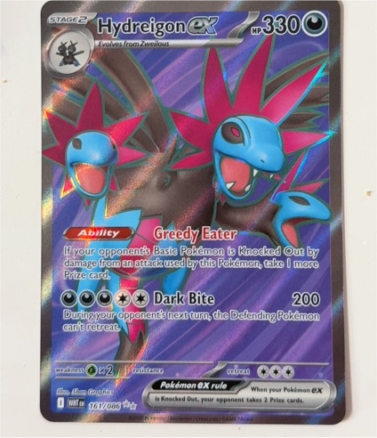 2022 Pokémon SV: White Flare #161 Hydreigon ex — front