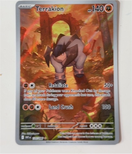 2023 Pokémon Scarlet & Violet #133/086 Terrakion — front