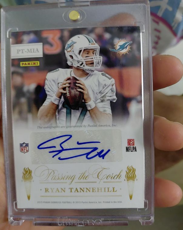 2015 Panini Passing the Torch Ryan Tannehill — front