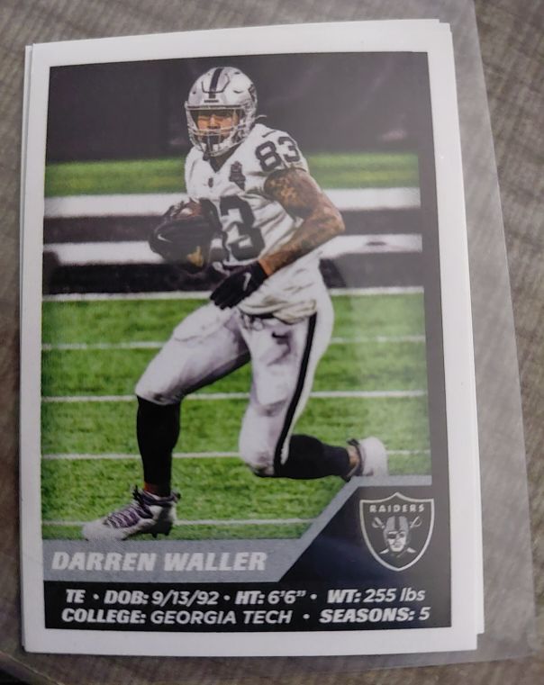 2021 Panini NFL Sticker #272 Darren Waller — front