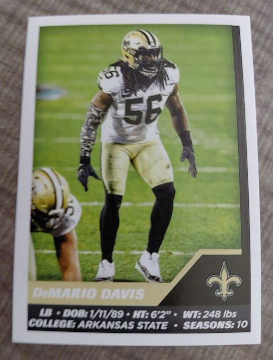 2021 Panini NFL Sticker & Card Collection #468 Demario Davis — front