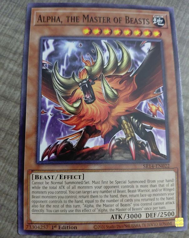Alpha, the Master of Beasts RA01-EN022 — front
