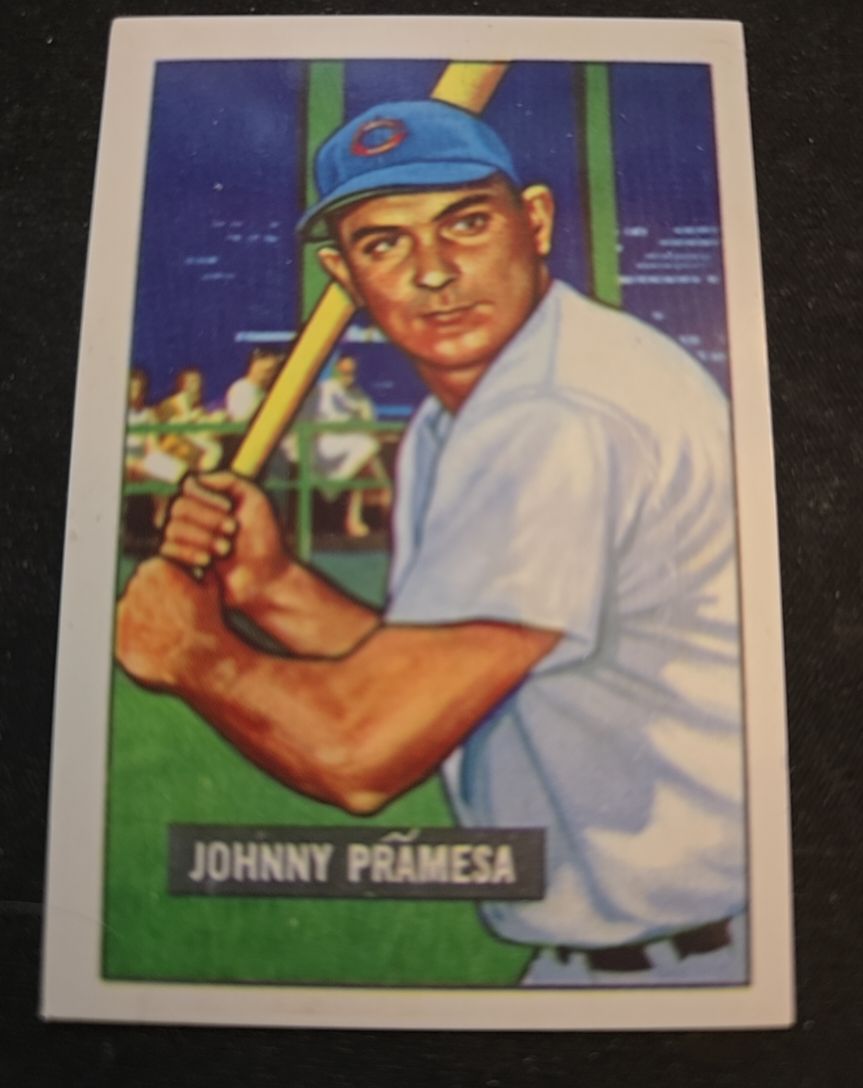 1951 Bowman #324 Johnny Pramesa — front
