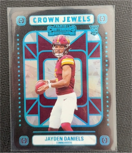 2024 Panini Contenders Crown Jewels Jayden Daniels — front