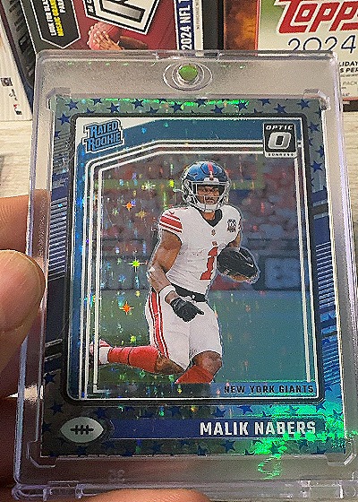 2024 Donruss Optic Rated Rookie Malik Nabers — front
