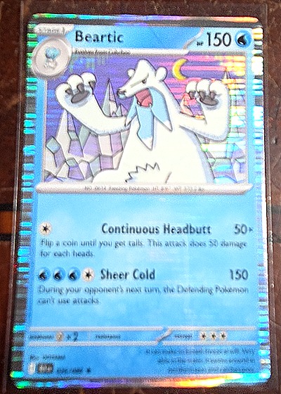 2023 Pokémon TCG Black Bolt #026 Beartic — front