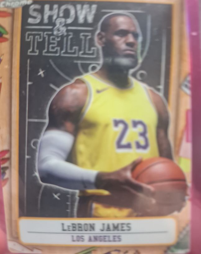 2024-25 Topps Chrome Show and Tell #ST-6 LeBron James — front