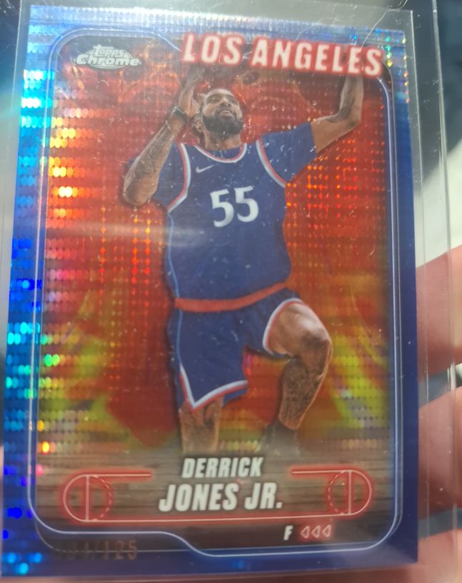 2024-25 Topps Chrome #177 Derrick Jones Jr. — front
