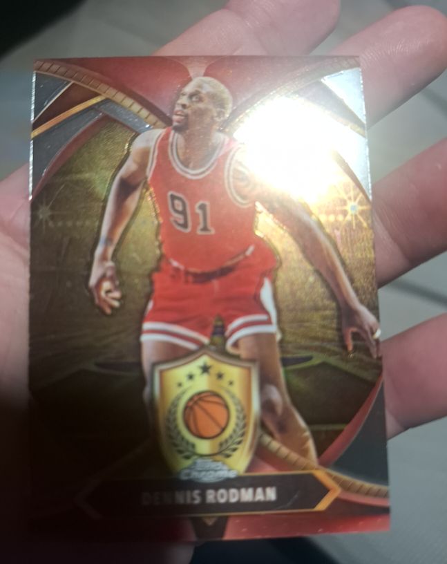 2024-25 Topps Chrome Ball of Duty #BOD-18 Dennis Rodman — front