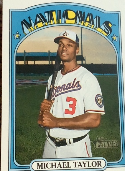 2021 Topps Heritage #200 Michael Taylor — front
