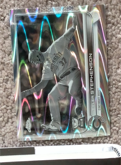 2022 Topps Chrome Sonic #63 Tyler Stephenson — front