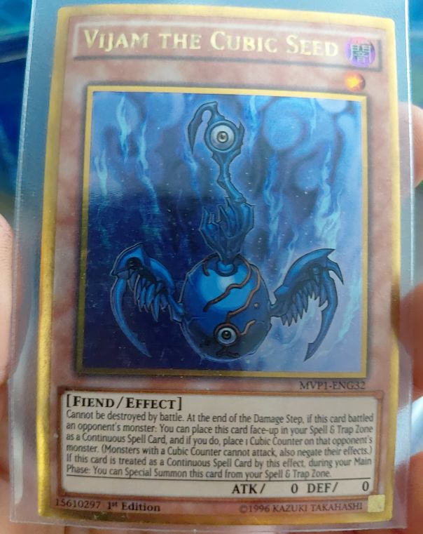 2016 Yu-Gi-Oh! MVP1-ENG32 Vijam the Cubic Seed — front