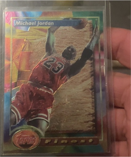 1993-94 Topps Finest #1 Michael Jordan — front
