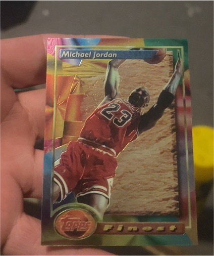 1993-94 Topps Finest #1 Michael Jordan — front