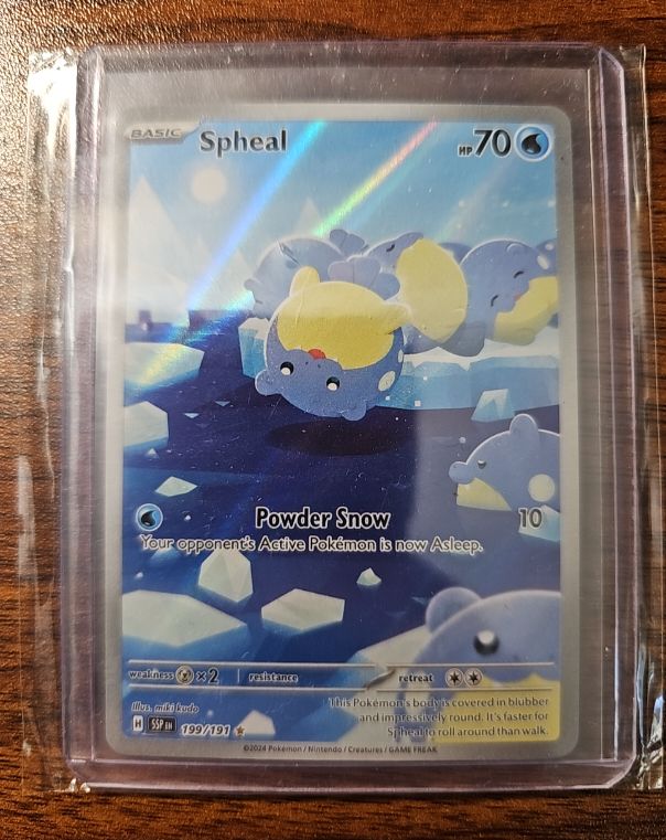 2024 Pokémon Surging Sparks #199 Spheal — front