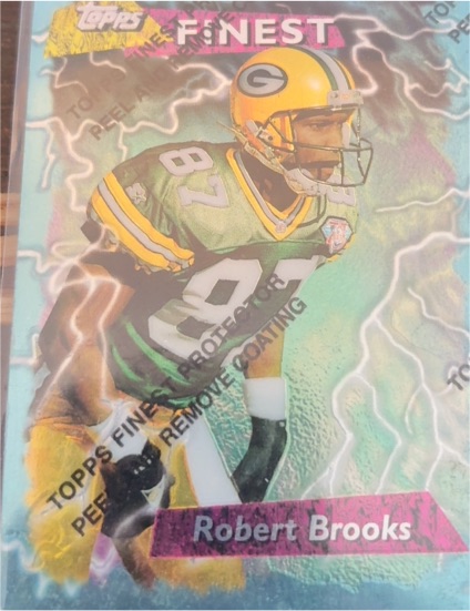 1995 Topps Finest #246 Robert Brooks — front
