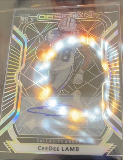 2020 Panini Obsidian CeeDee Lamb — front